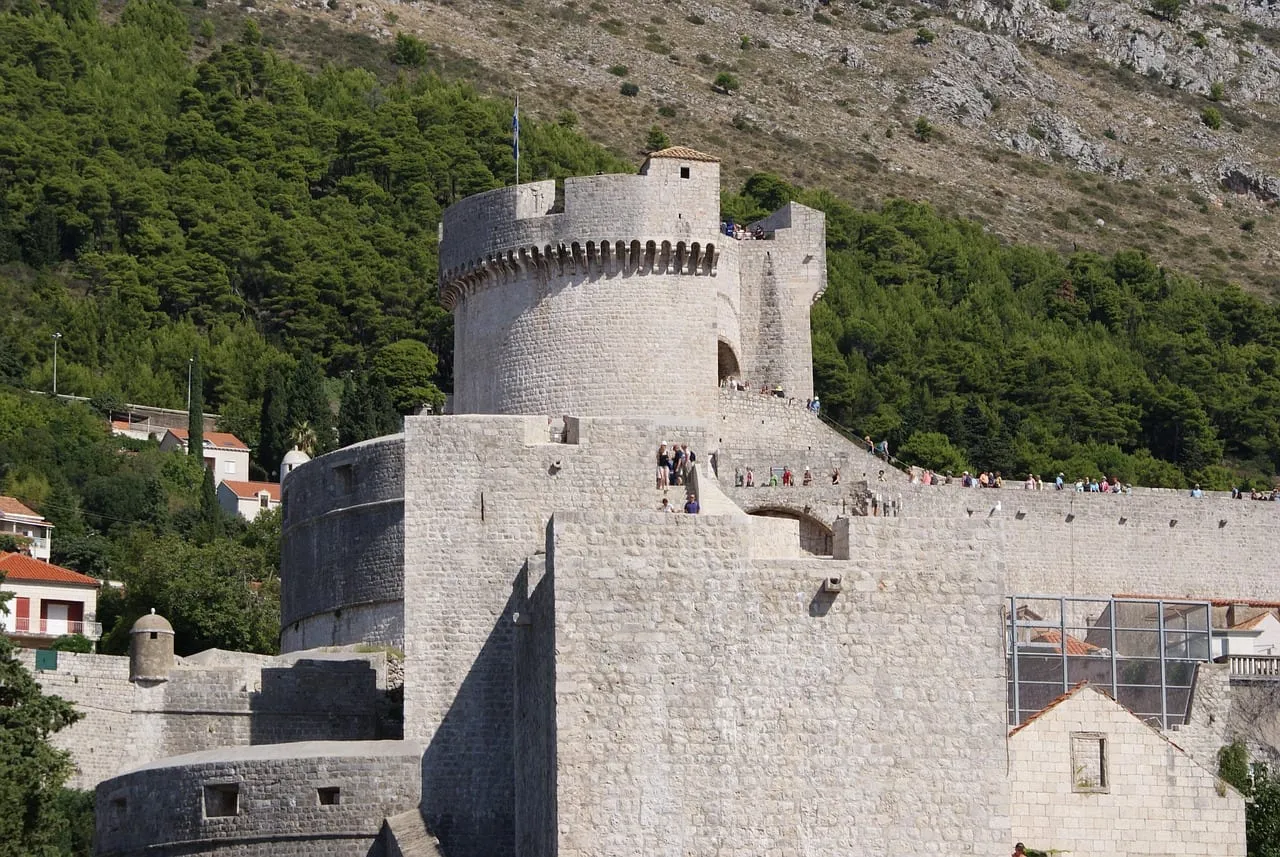 La tour Minčeta sur les remparts