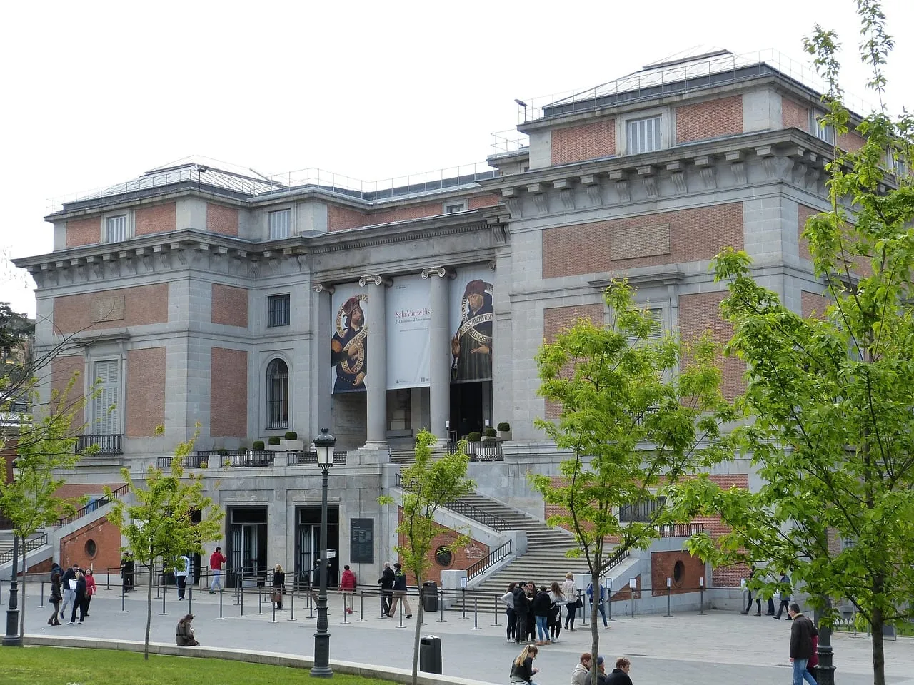 L’entrée Goya, à l’extrémité nord du musée